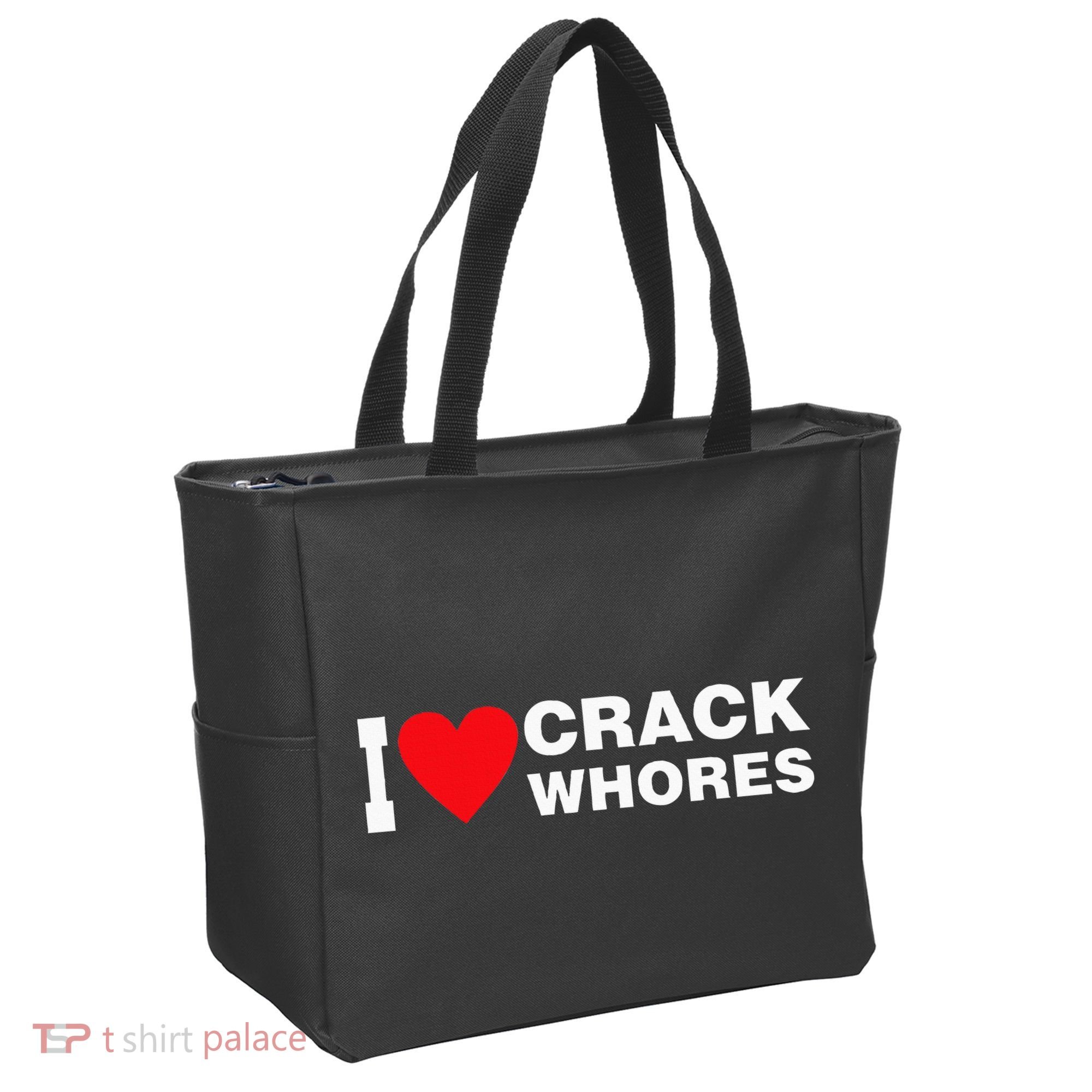 I Love Crack Whores Apparel Tote Bag