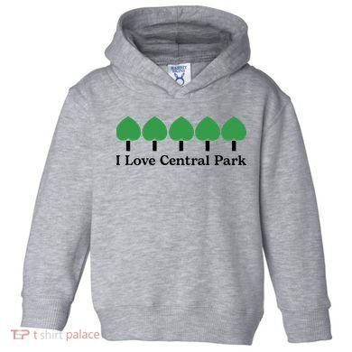 I Love Central Park Toddler Hoodie