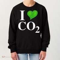 I Love Co2 Carbon Dioxide Climate Change Hoax Global Warming Women's Sweatshirt thumb 0