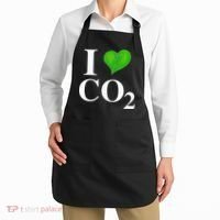 I Love Co2 Carbon Dioxide Climate Change Hoax Global Warming Apron thumb 2