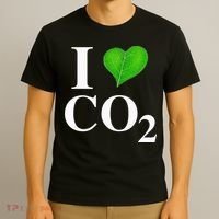 I Love Co2 Carbon Dioxide Climate Change Hoax Global Warming T-Shirt thumb 3