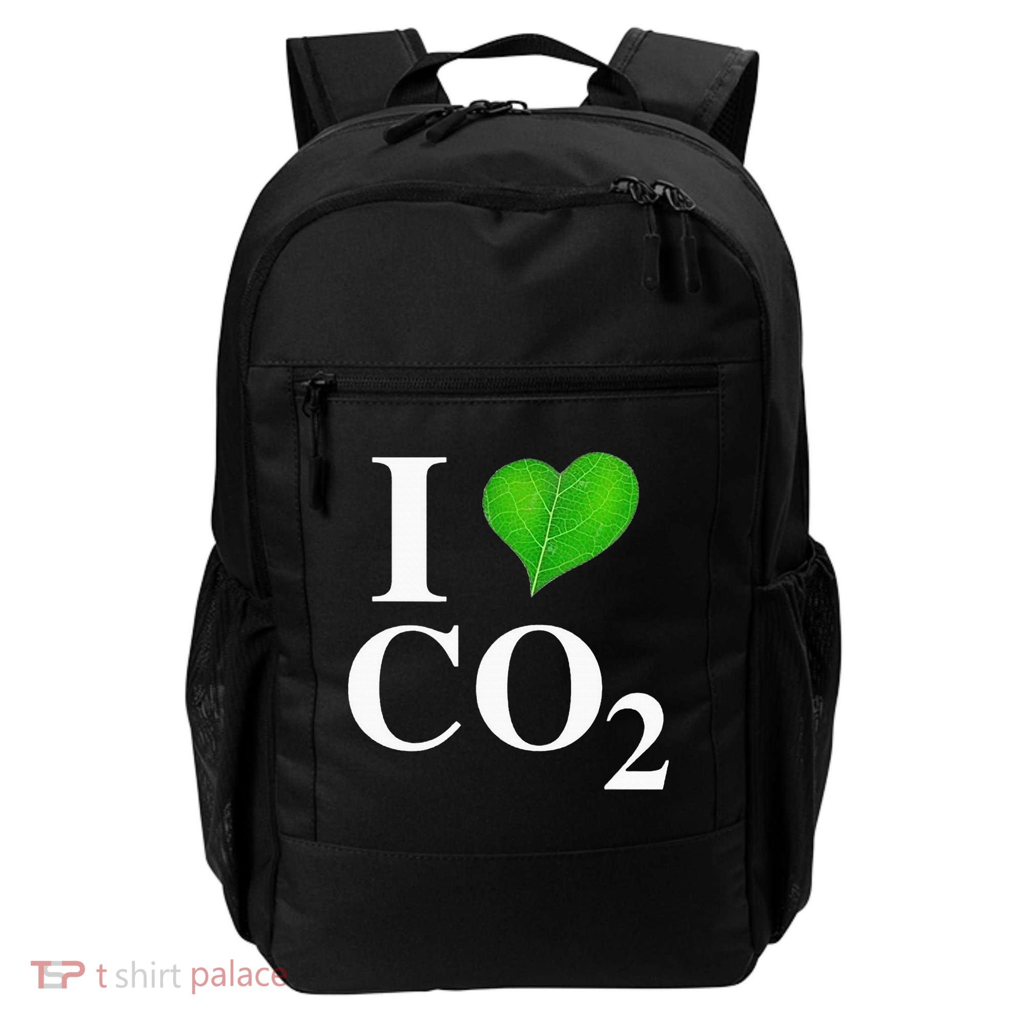 I Love Co2 Carbon Dioxide Climate Change Hoax Global Warming Backpack