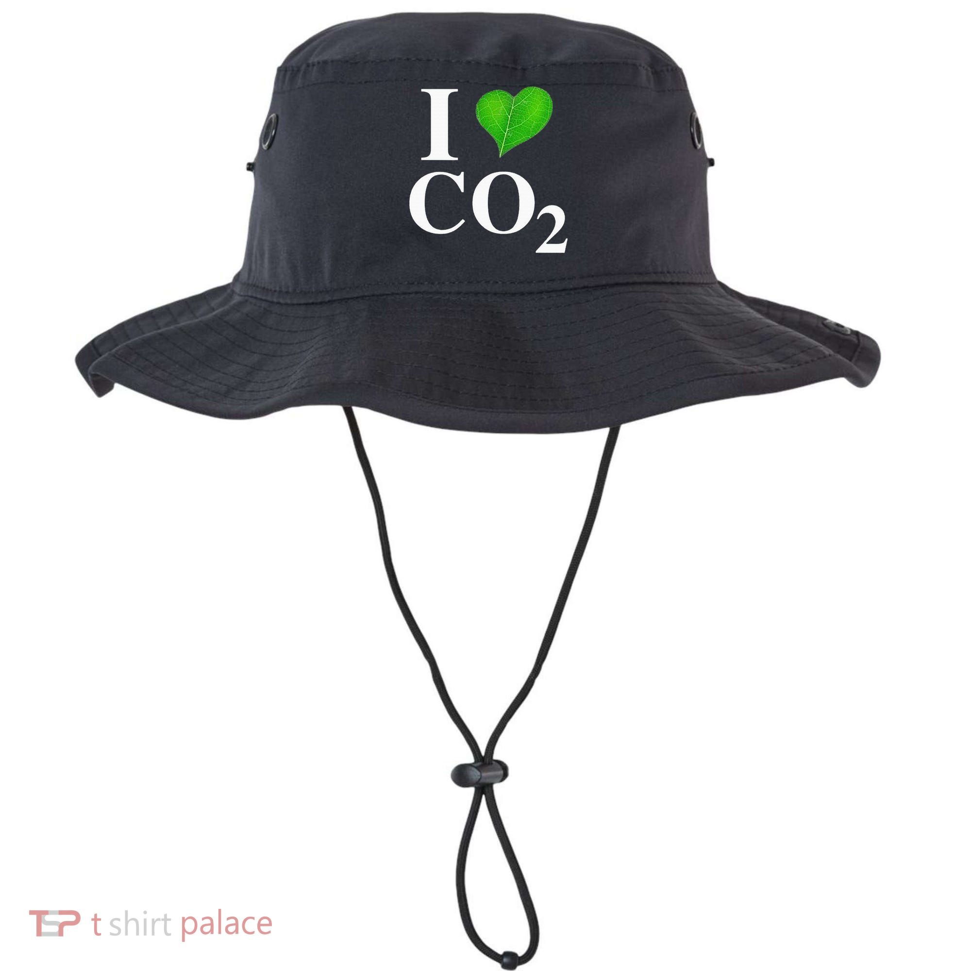 I Love Co2 Carbon Dioxide Climate Change Hoax Global Warming Bucket Hat