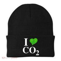 I Love Co2 Carbon Dioxide Climate Change Hoax Global Warming Beanie thumb 0