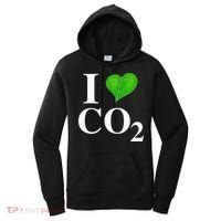 I Love Co2 Carbon Dioxide Climate Change Hoax Global Warming Women's Hoodie thumb 0