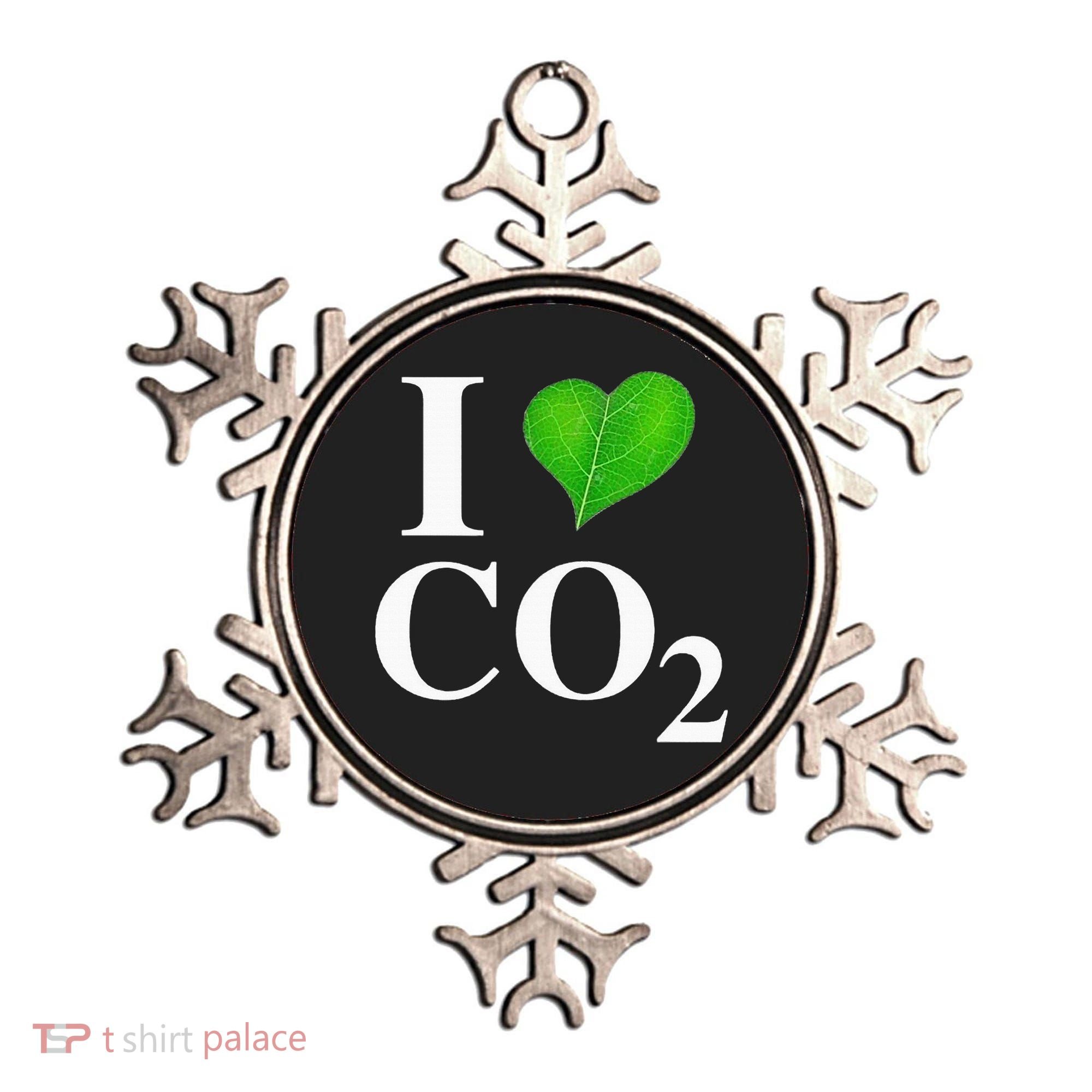I Love Co2 Carbon Dioxide Climate Change Hoax Global Warming Ornament