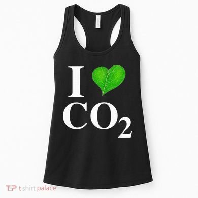 I Love Co2 Carbon Dioxide Climate Change Hoax Global Warming Women's Tank Top