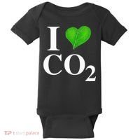 I Love Co2 Carbon Dioxide Climate Change Hoax Global Warming Baby Bodysuit thumb 0