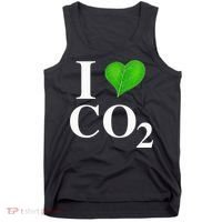 I Love Co2 Carbon Dioxide Climate Change Hoax Global Warming Tank Top thumb 0