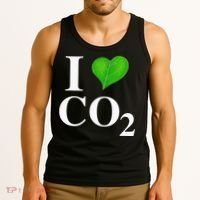 I Love Co2 Carbon Dioxide Climate Change Hoax Global Warming Tank Top thumb 3