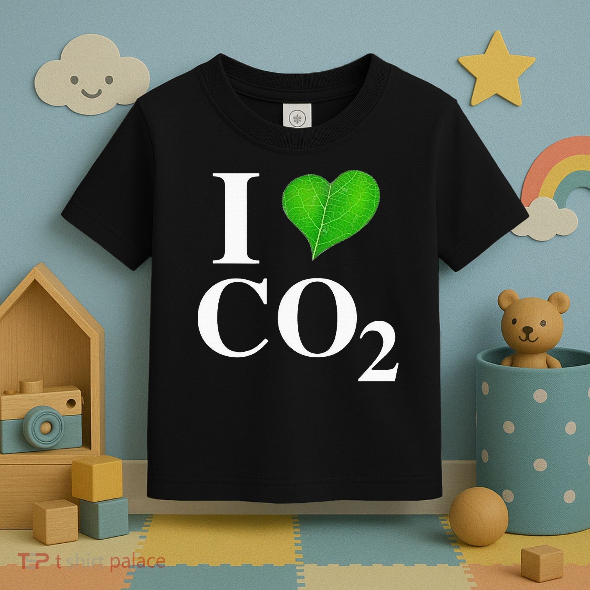 I Love Co2 Carbon Dioxide Climate Change Hoax Global Warming Toddler T-Shirt