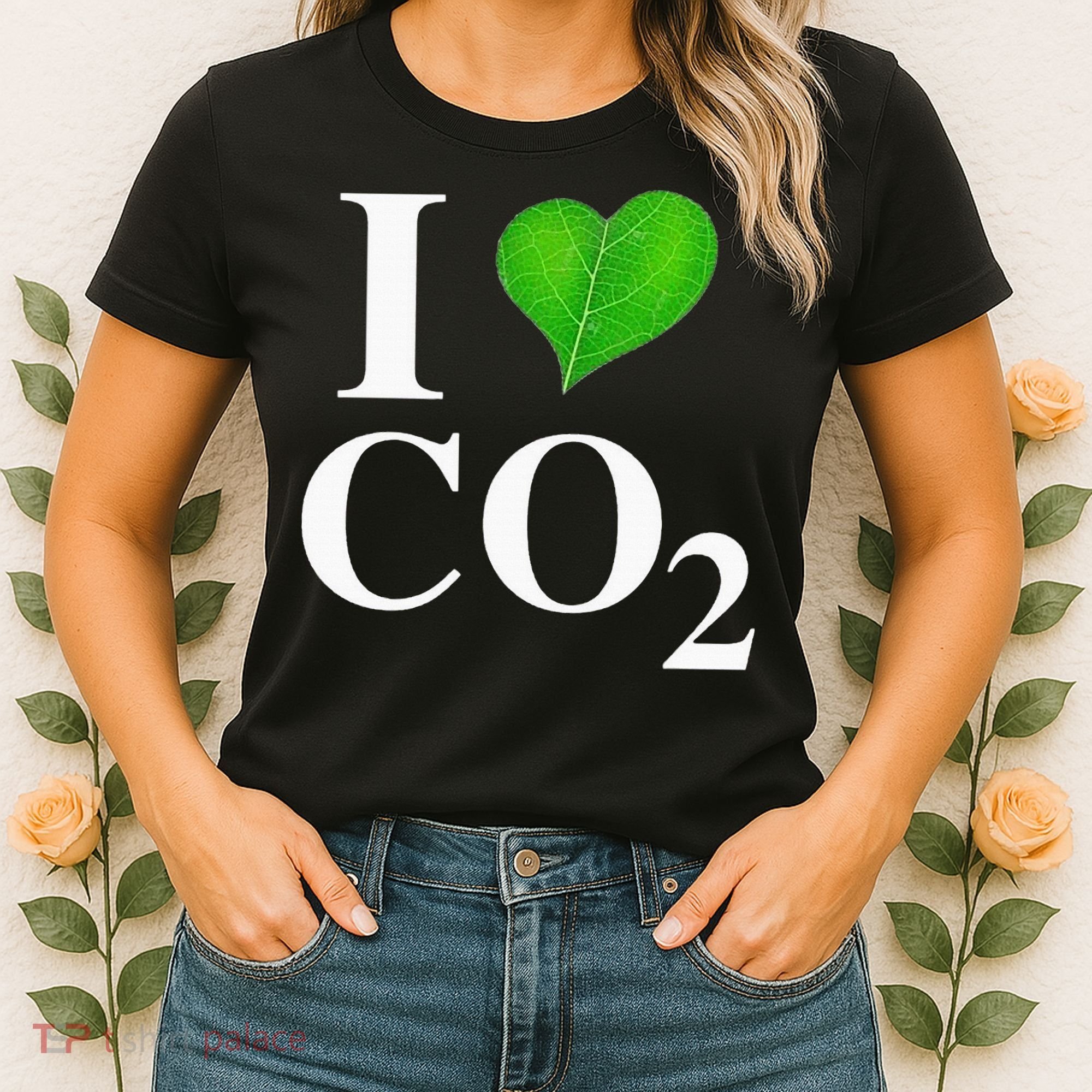 I Love Co2 Carbon Dioxide Climate Change Hoax Global Warming Women's T-Shirt