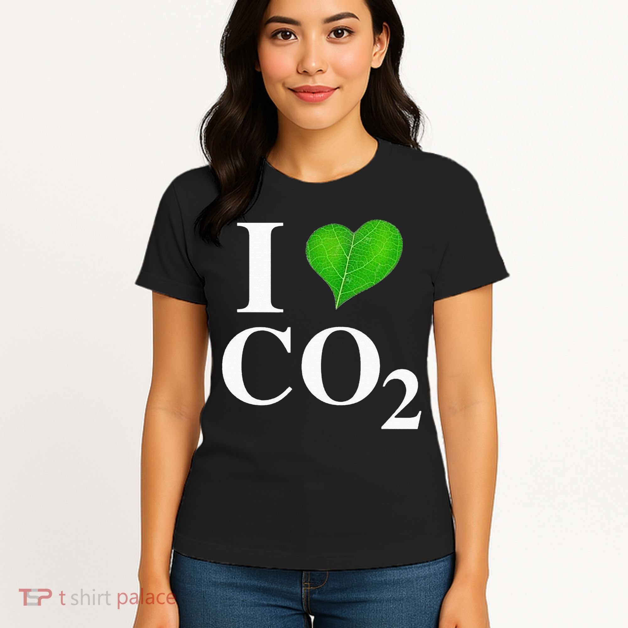 I Love Co2 Carbon Dioxide Climate Change Hoax Global Warming Women's T-Shirt