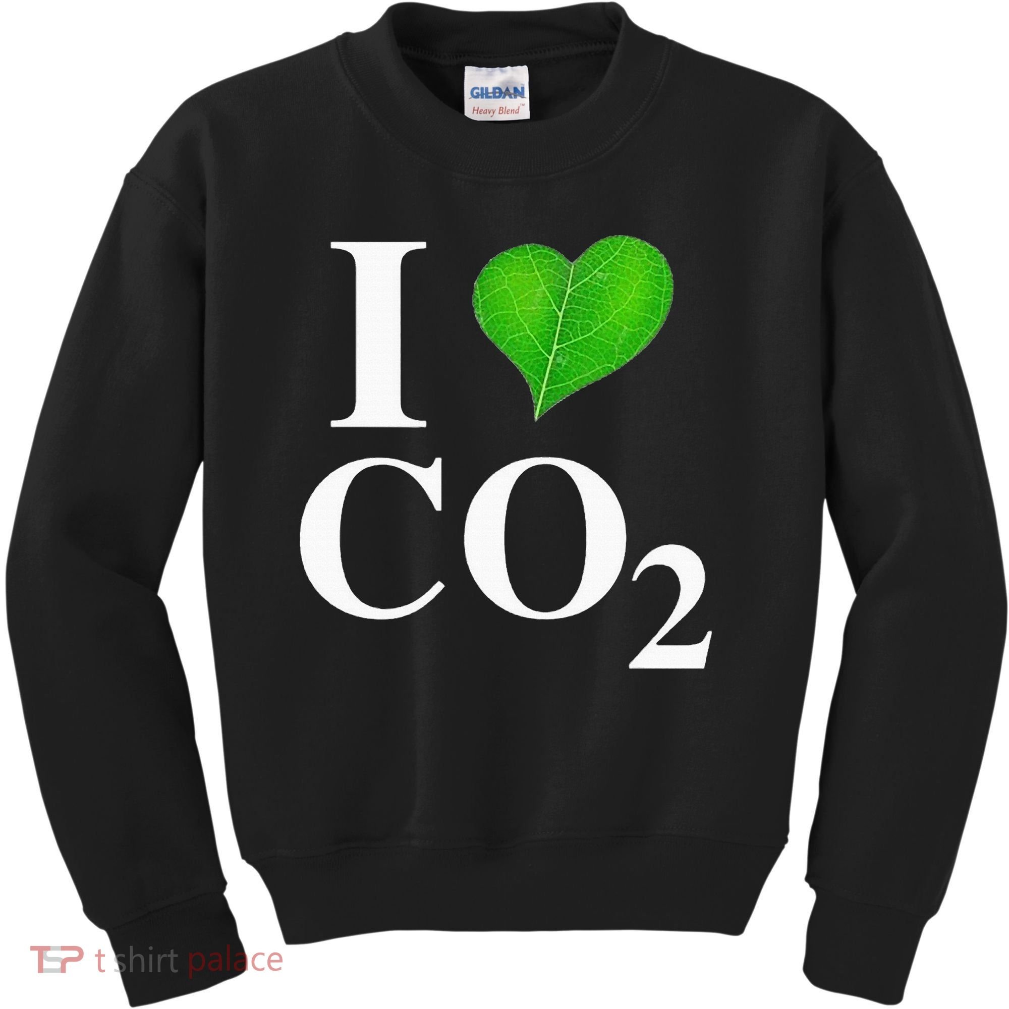 I Love Co2 Carbon Dioxide Climate Change Hoax Global Warming Kids Sweatshirt