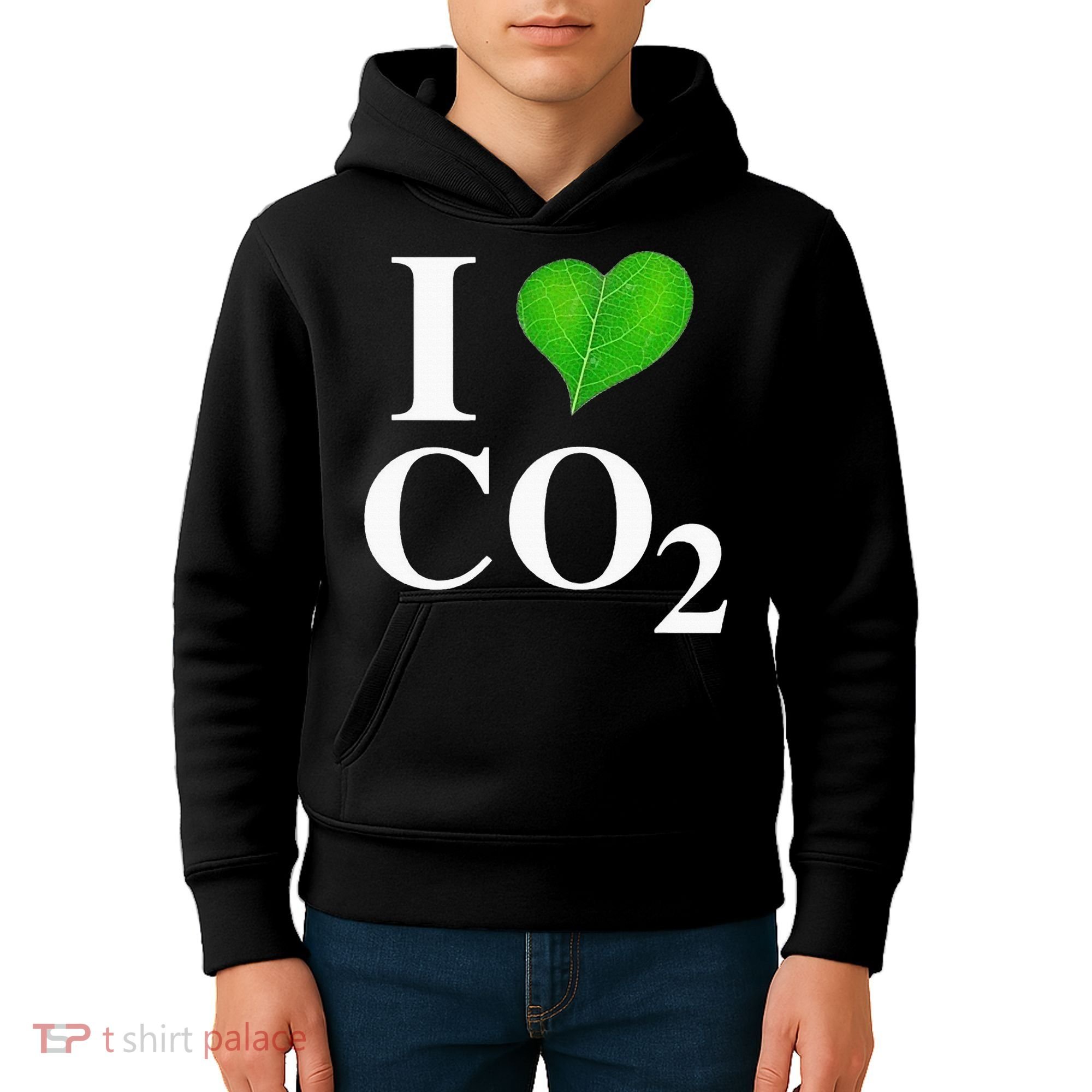 I Love Co2 Carbon Dioxide Climate Change Hoax Global Warming Kids Hoodie