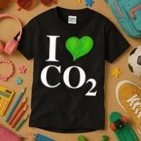 I Love Co2 Carbon Dioxide Climate Change Hoax Global Warming Kids T-Shirt thumb 3
