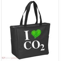 I Love Co2 Carbon Dioxide Climate Change Hoax Global Warming Tote Bag thumb 2