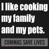 I Like Cooking My Fameaningful Giftmily And My Pets Commas Save Lives Cool Gift Women's Hoodie thumb 2