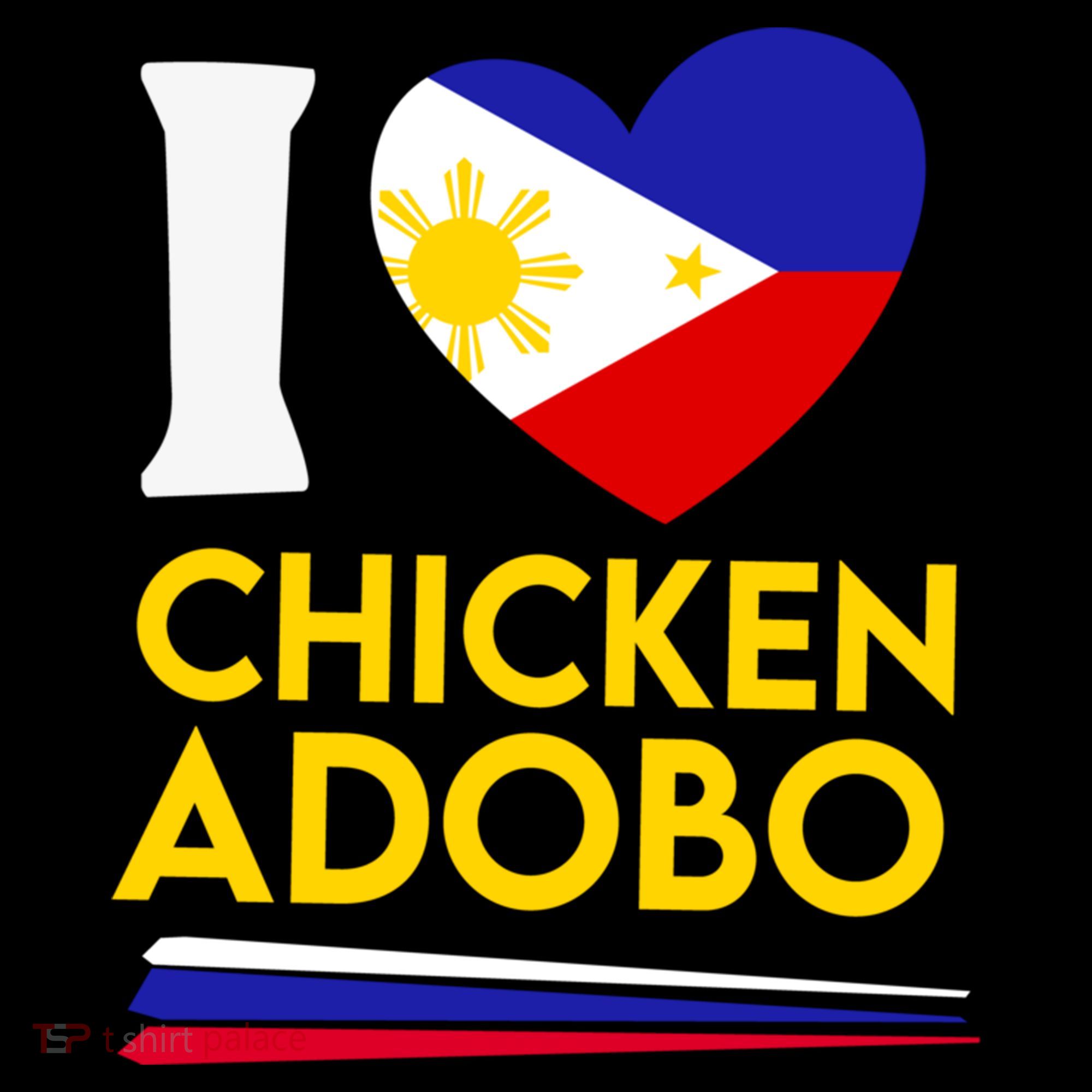 I Love Chicken Adobo Filipino Food Flag Map Pride Cute Gift Coffee Mug