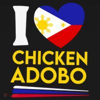 I Love Chicken Adobo Filipino Food Flag Map Pride Cute Gift Women's Hoodie thumb 2