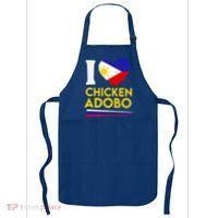I Love Chicken Adobo Filipino Food Flag Map Pride Cute Gift Apron thumb 0
