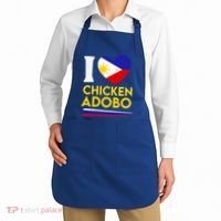 I Love Chicken Adobo Filipino Food Flag Map Pride Cute Gift Apron thumb 2