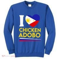 I Love Chicken Adobo Filipino Food Flag Map Pride Cute Gift Sweatshirt thumb 0