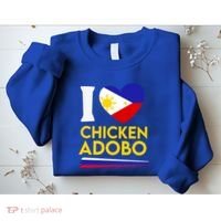 I Love Chicken Adobo Filipino Food Flag Map Pride Cute Gift Sweatshirt thumb 2