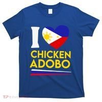 I Love Chicken Adobo Filipino Food Flag Map Pride Cute Gift T-Shirt thumb 0