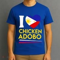 I Love Chicken Adobo Filipino Food Flag Map Pride Cute Gift T-Shirt thumb 3