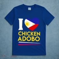 I Love Chicken Adobo Filipino Food Flag Map Pride Cute Gift T-Shirt thumb 5