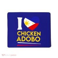 I Love Chicken Adobo Filipino Food Flag Map Pride Cute Gift Mousepad thumb 0