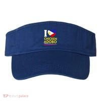I Love Chicken Adobo Filipino Food Flag Map Pride Cute Gift Visor thumb 0