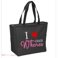 I Love Crack Whores Tote Bag thumb 2