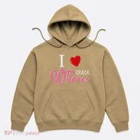I Love Crack Whores Hoodie thumb 0