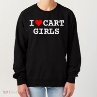 I Love Cart Golf Funny player golf lovers Women's Sweatshirt thumb 0