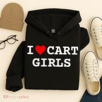 I Love Cart Golf Funny player golf lovers Hoodie thumb 4