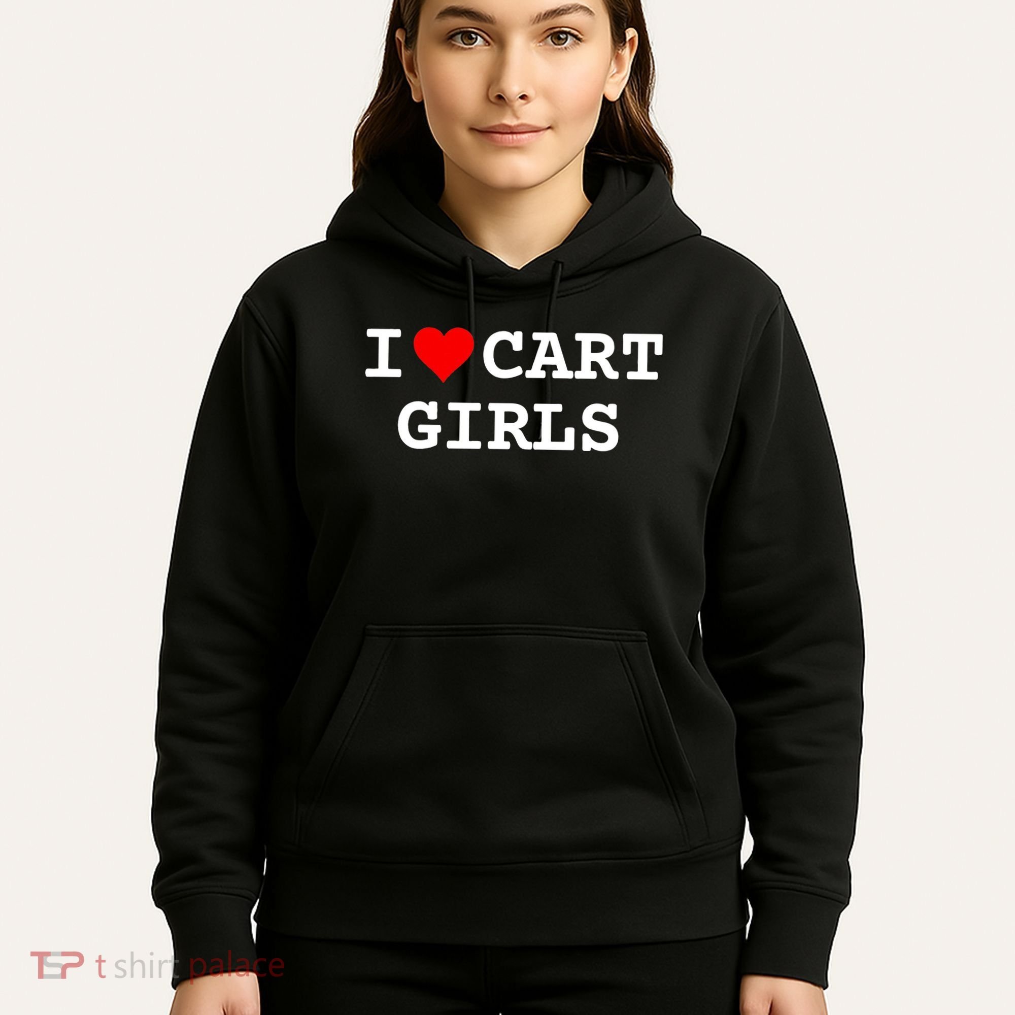 I Love Cart Golf Funny player golf lovers Hoodie