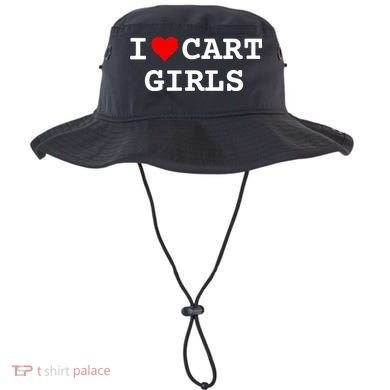 I Love Cart Golf Funny player golf lovers Bucket Hat