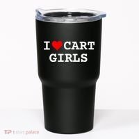 I Love Cart Golf Funny player golf lovers Tumbler thumb 0