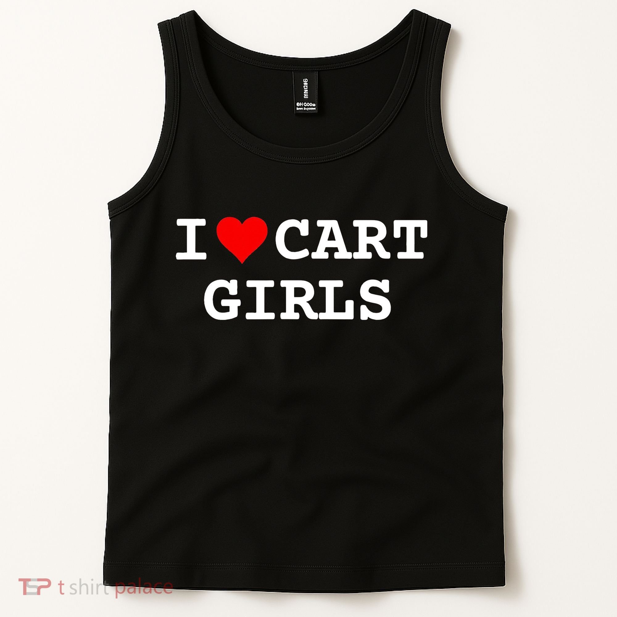 I Love Cart Golf Funny player golf lovers Tank Top