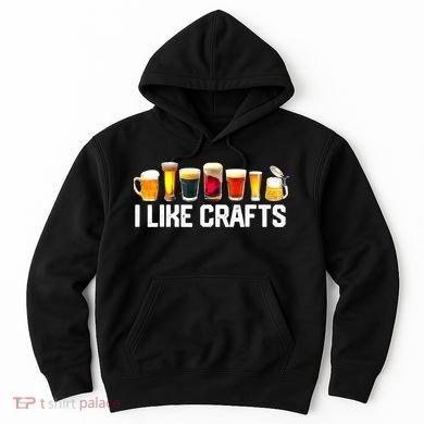 I Like Craft Beer Microbrew Hops Funny Dad M.e.n Hoodie