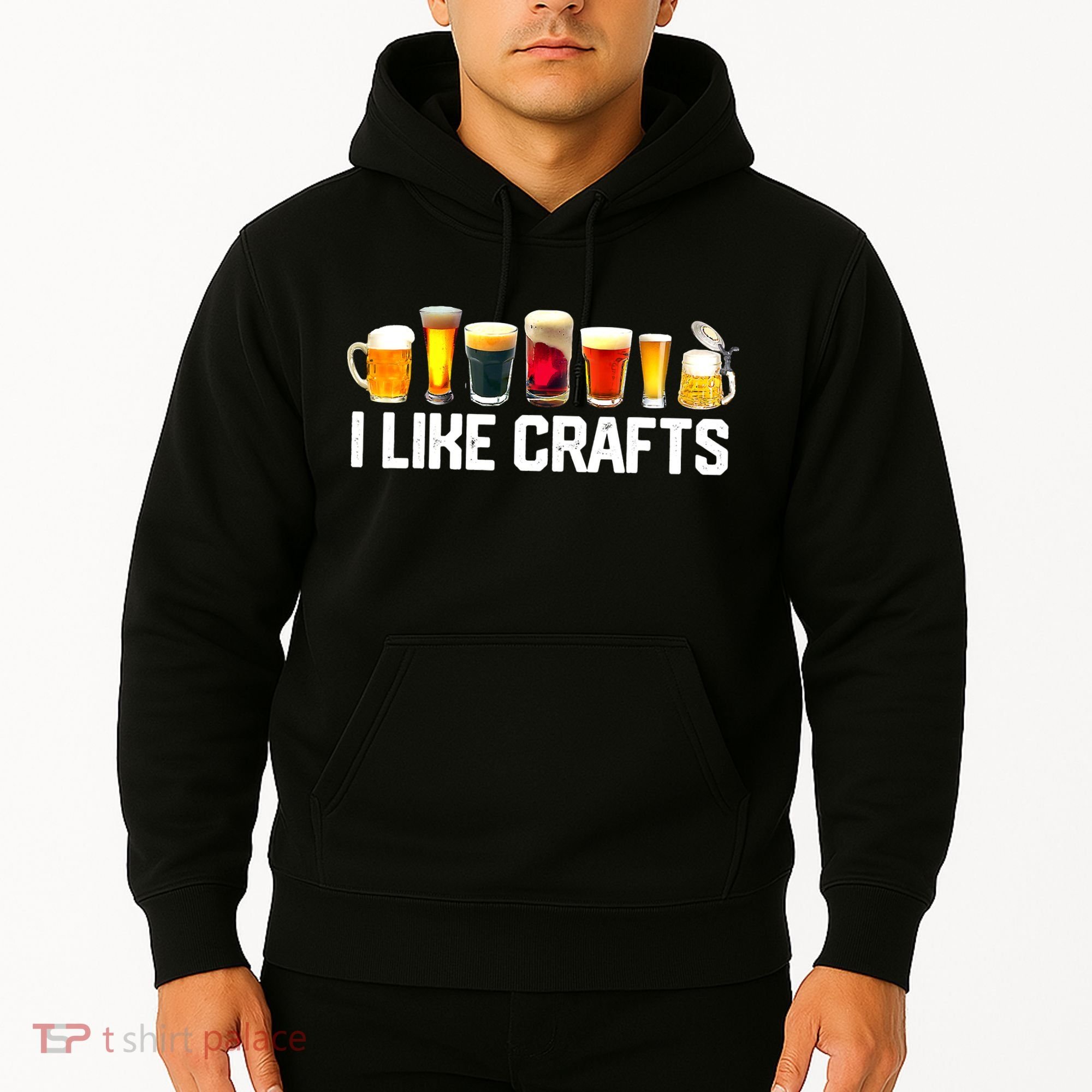 I Like Craft Beer Microbrew Hops Funny Dad M.e.n Hoodie