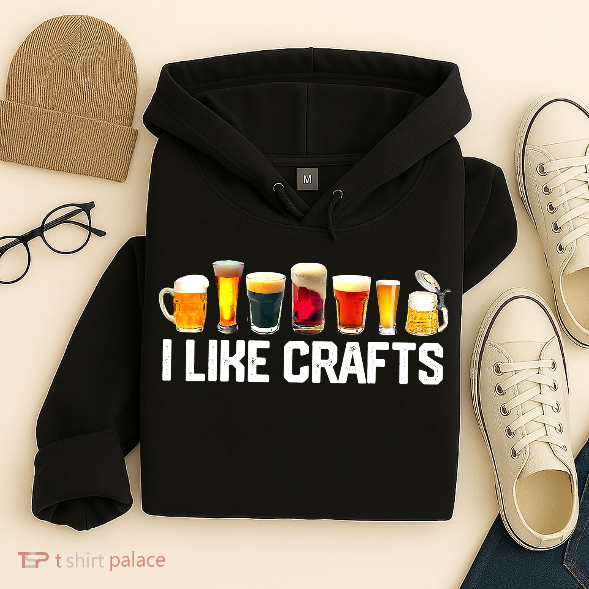 I Like Craft Beer Microbrew Hops Funny Dad M.e.n Hoodie