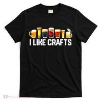 I Like Craft Beer Microbrew Hops Funny Dad M.e.n T-Shirt thumb 0