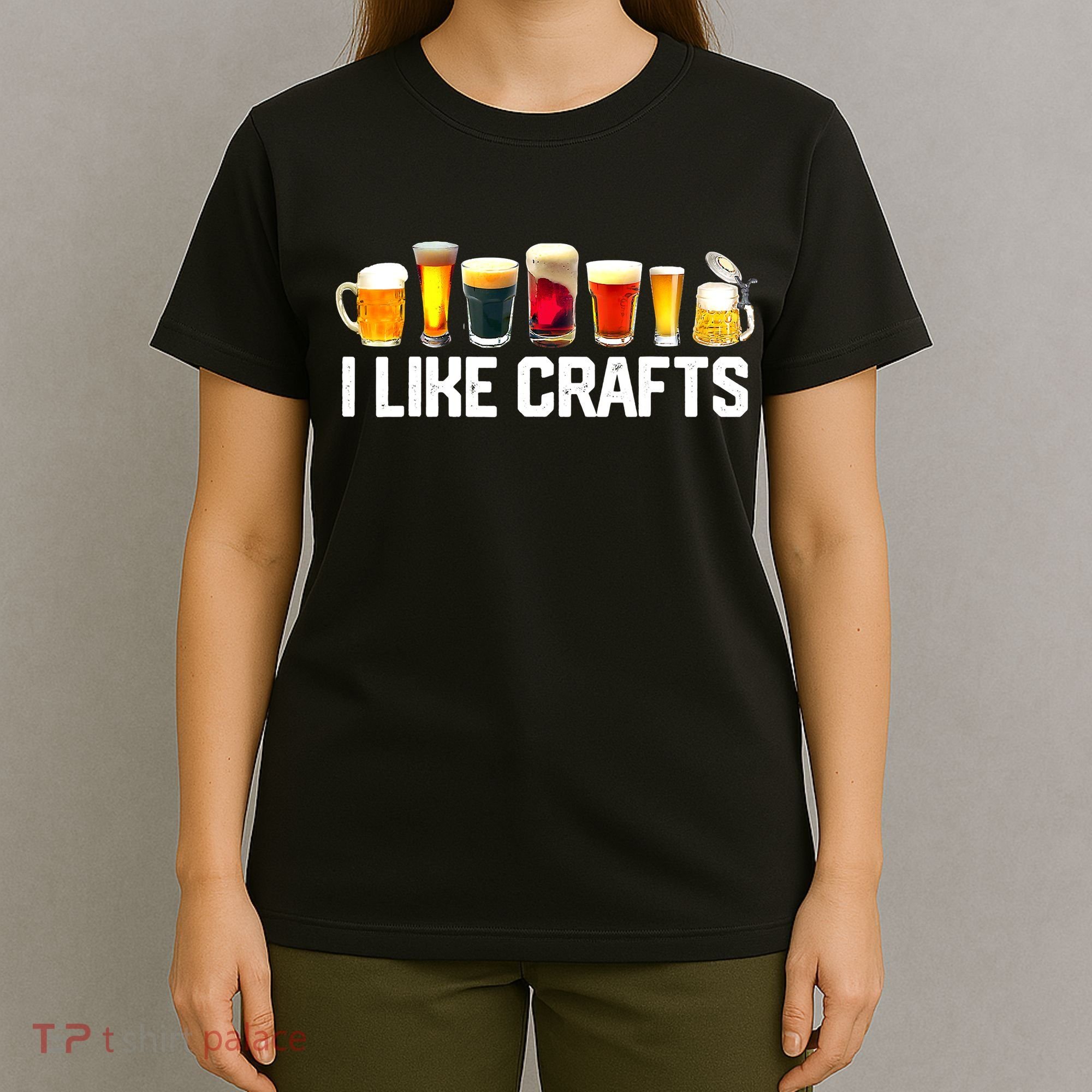 I Like Craft Beer Microbrew Hops Funny Dad M.e.n T-Shirt