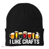 I Like Craft Beer Microbrew Hops Funny Dad M.e.n Beanie thumb 0