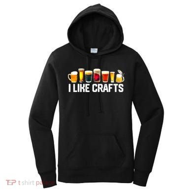 I Like Craft Beer Microbrew Hops Funny Dad M.e.n Women's Hoodie