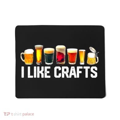 I Like Craft Beer Microbrew Hops Funny Dad M.e.n Mousepad