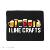 I Like Craft Beer Microbrew Hops Funny Dad M.e.n Mousepad thumb 0